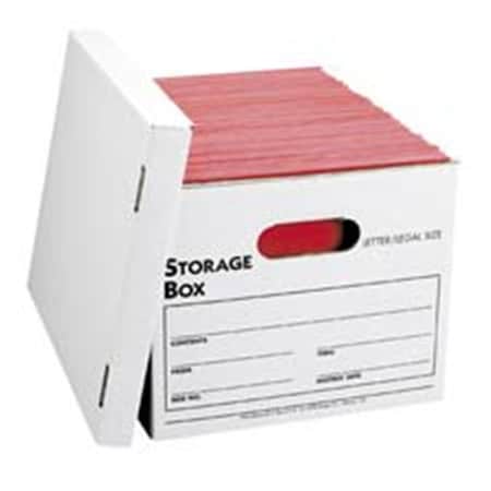 Business Source Storage File- Letter-Legal- 12in.x15in.x10in.- 12-CT- White BU463327